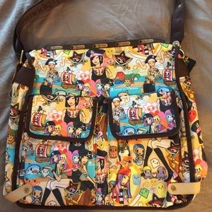 NWT TOKIDOKI PIRATE MESSENGER BAG